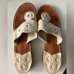 Jack Rogers by Calypso - Size 7 - Cream and White